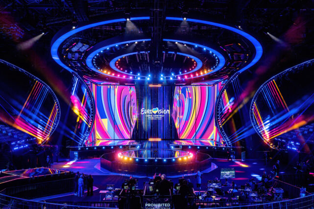 eurovision stage set